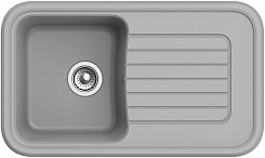 Ewigstein Мойка кухонная Antik 60F серый металлик – фотография-3